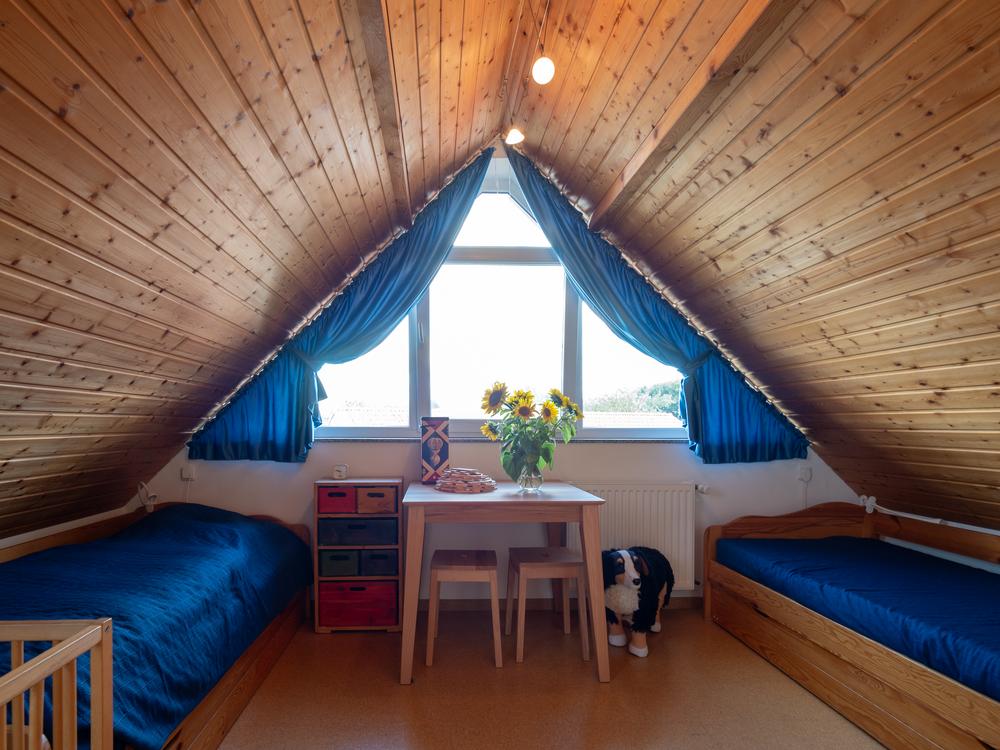 Dachzimmer der Wohnung Nordlicht