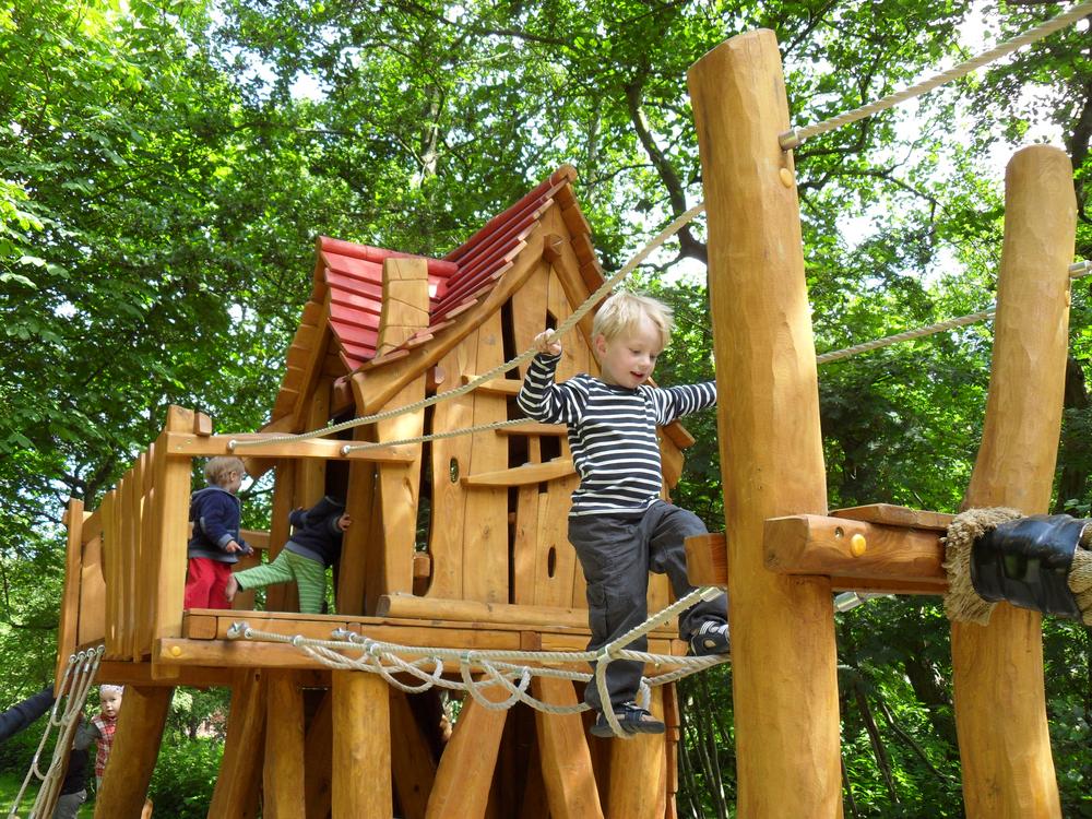 Kletterspielplatz im Kurpark