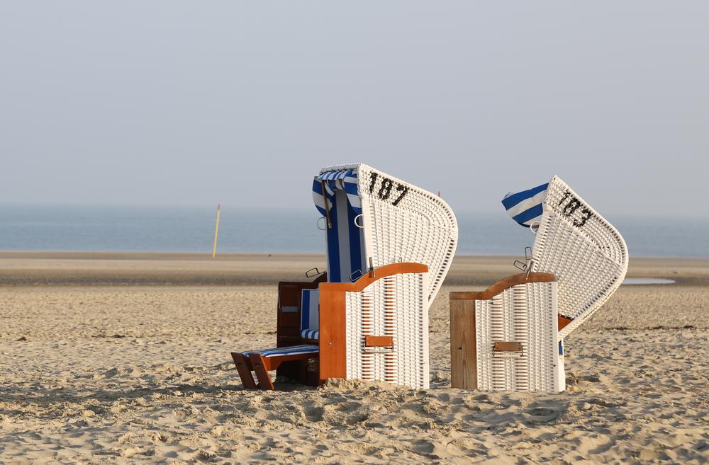 Strandkörbe am Strand