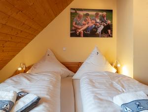 Schlafzimmer der Wohnung Südwind