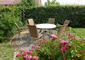 Terrasse der Wohnung Südwind
